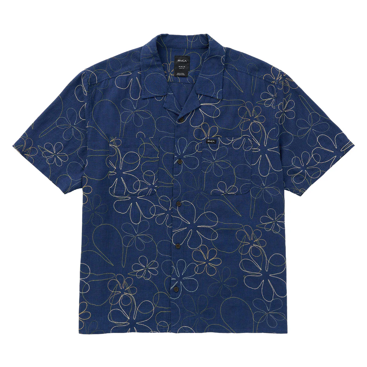 RVCA Full Bloom Shirt - Indigo - Image 5