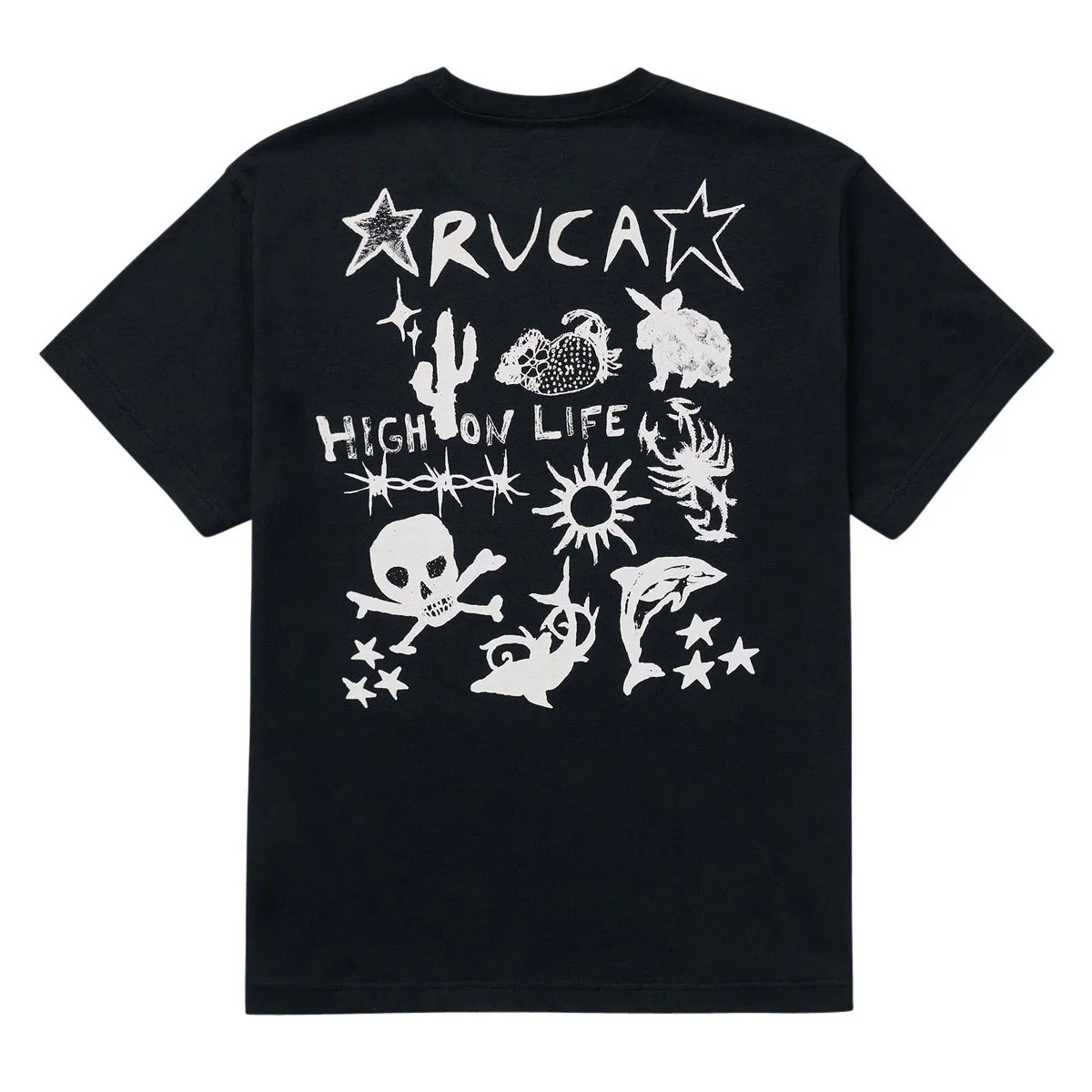RVCA High On Life T-Shirt - Black