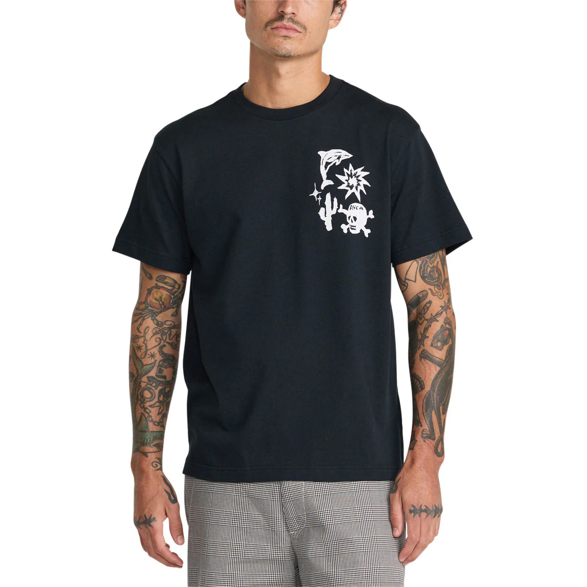RVCA High On Life T-Shirt - Black - Image 3
