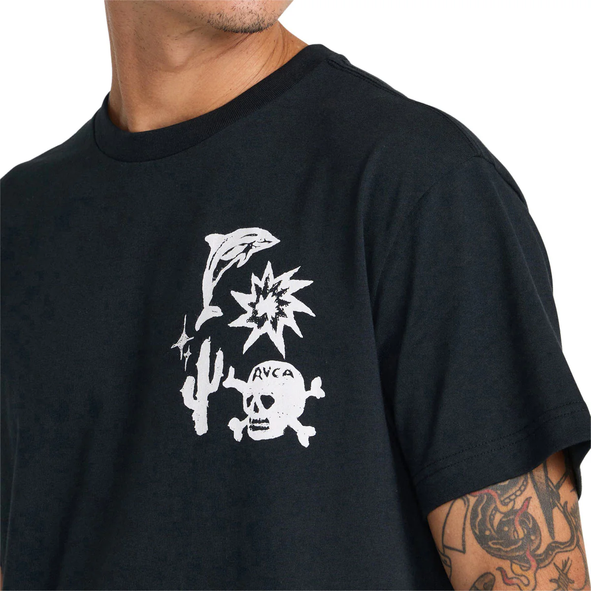 RVCA High On Life T-Shirt - Black - Image 5