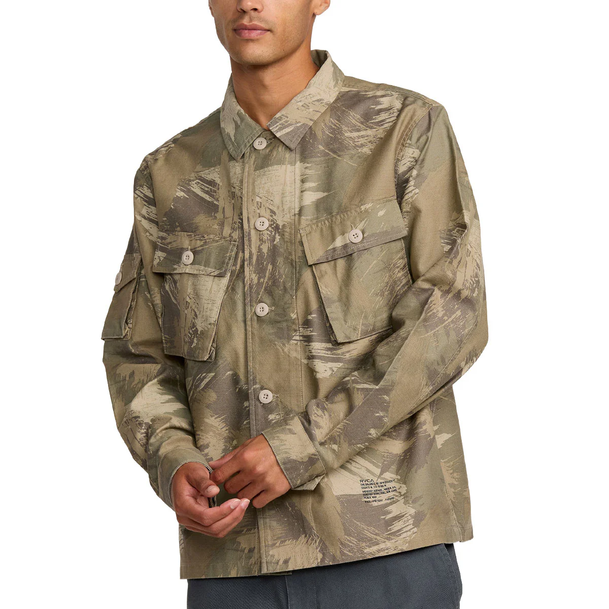 RVCA Mil Jacket - Khaki Camo