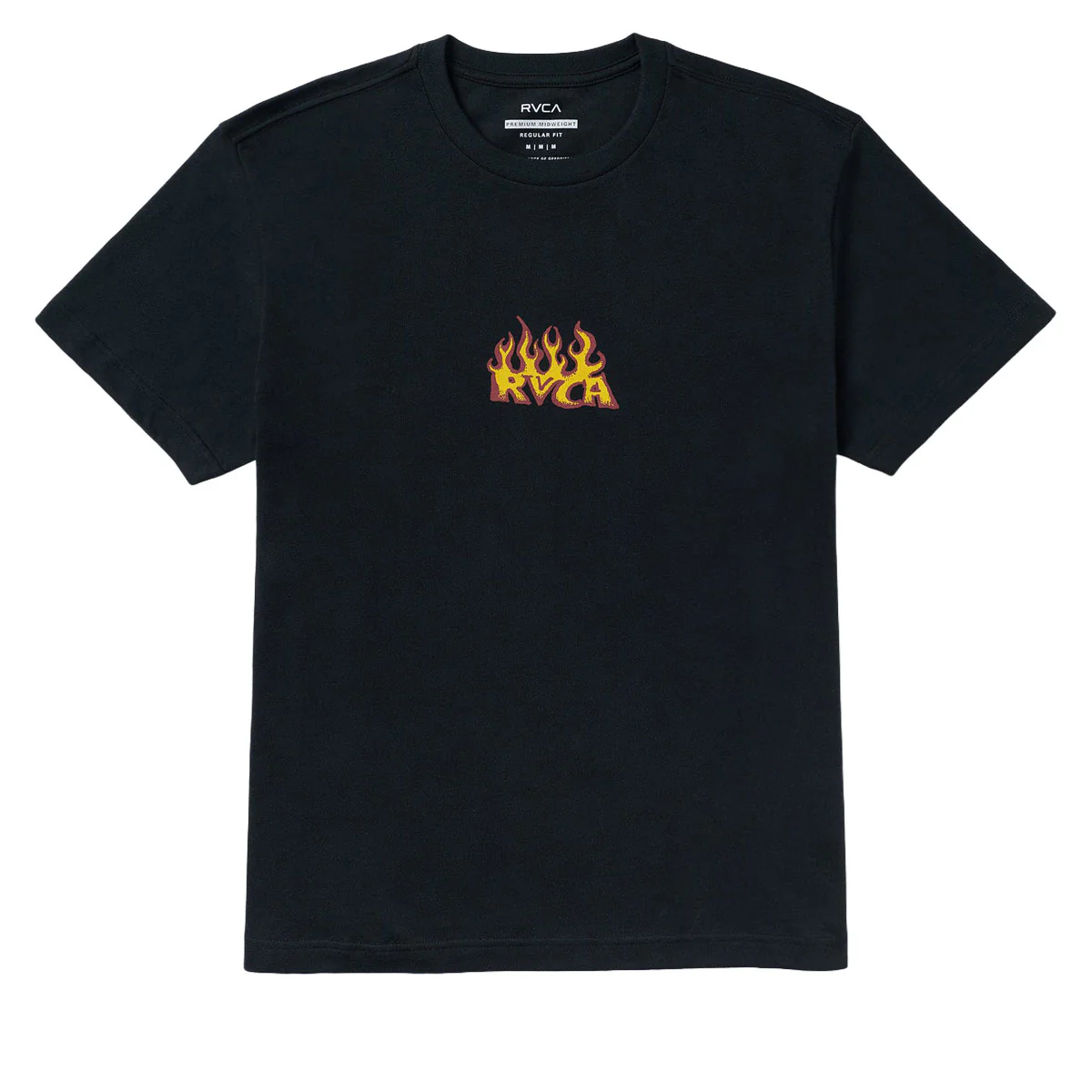 RVCA Spanky Fuego T-Shirt - Black