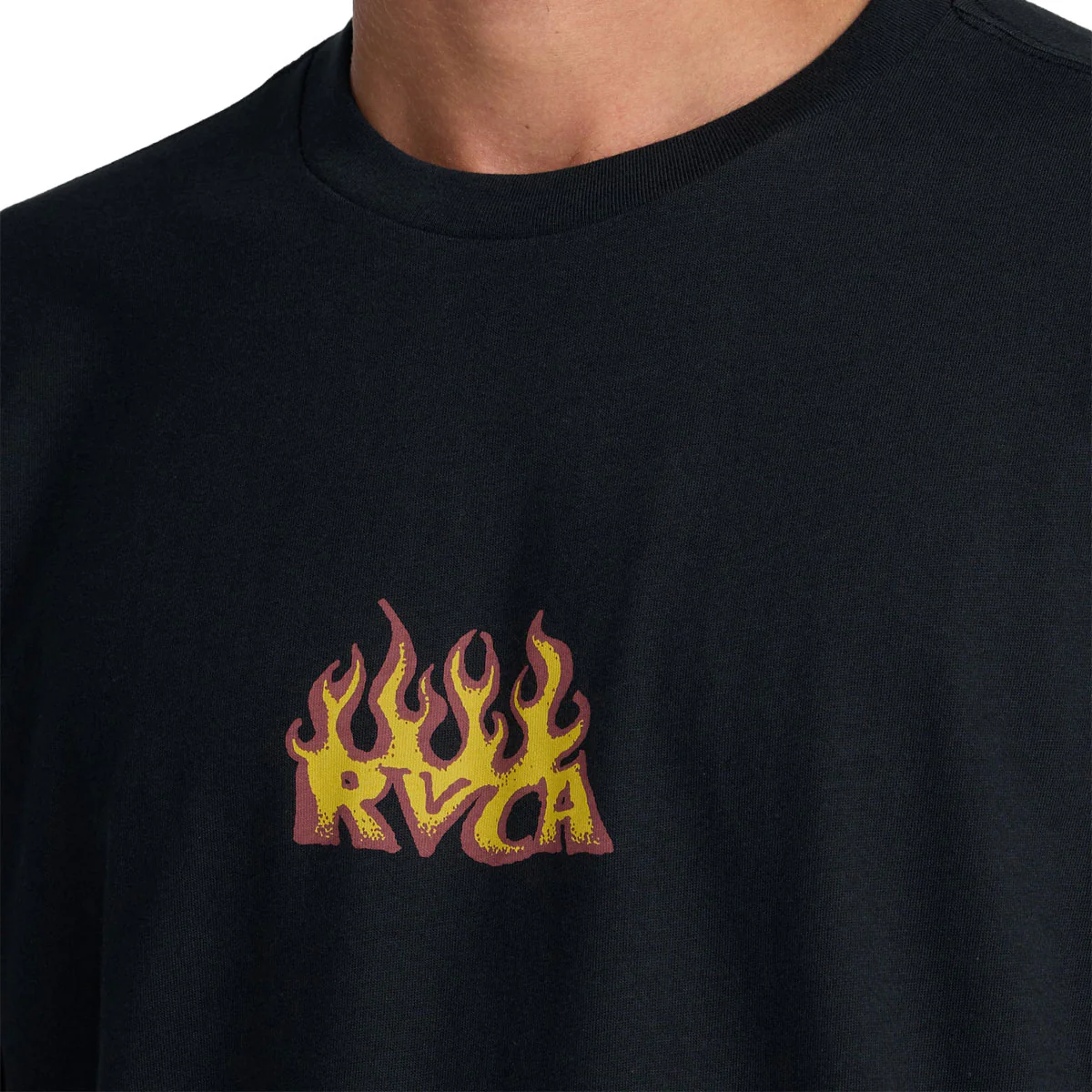 RVCA Spanky Fuego T-Shirt - Black - Image 3