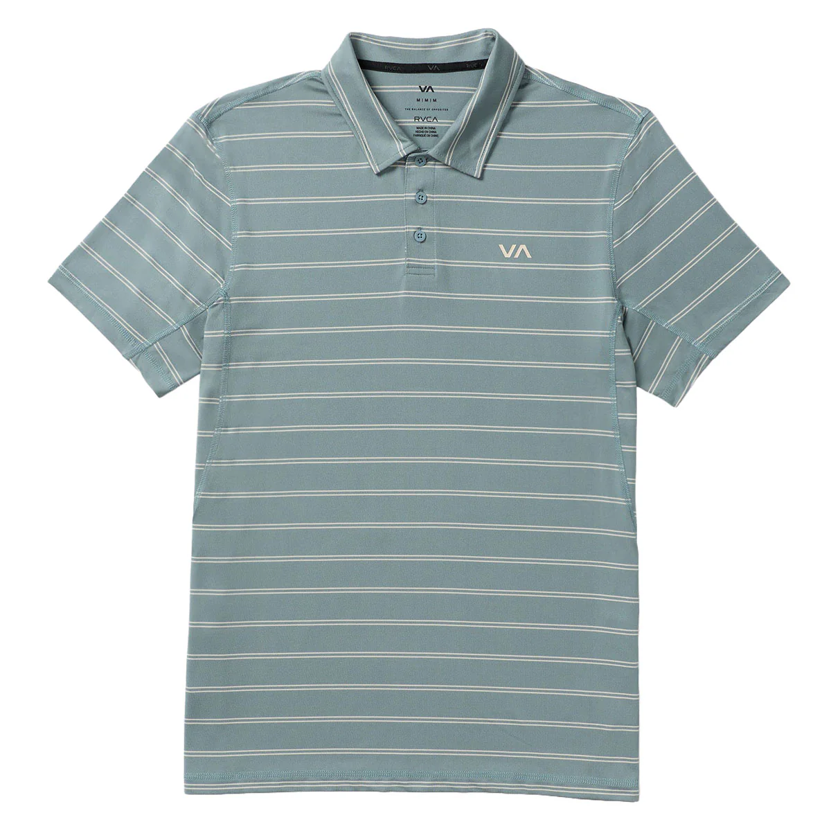 RVCA Sport Vent Polo Shirt - Lead 1 - Image 6