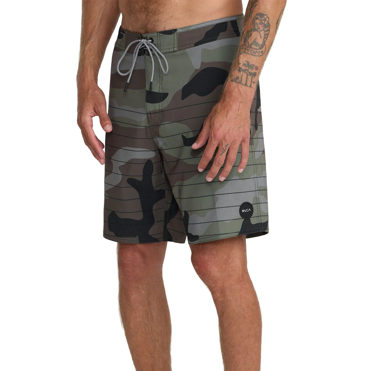 RVCA Steady Stripe Boardshorts - Camel - Image 5