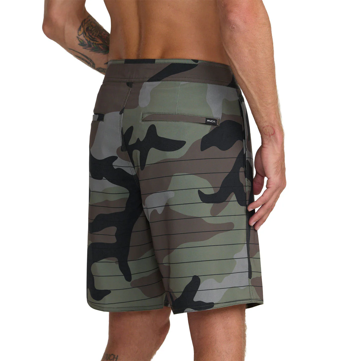 RVCA Steady Stripe Boardshorts - Camel - Image 6
