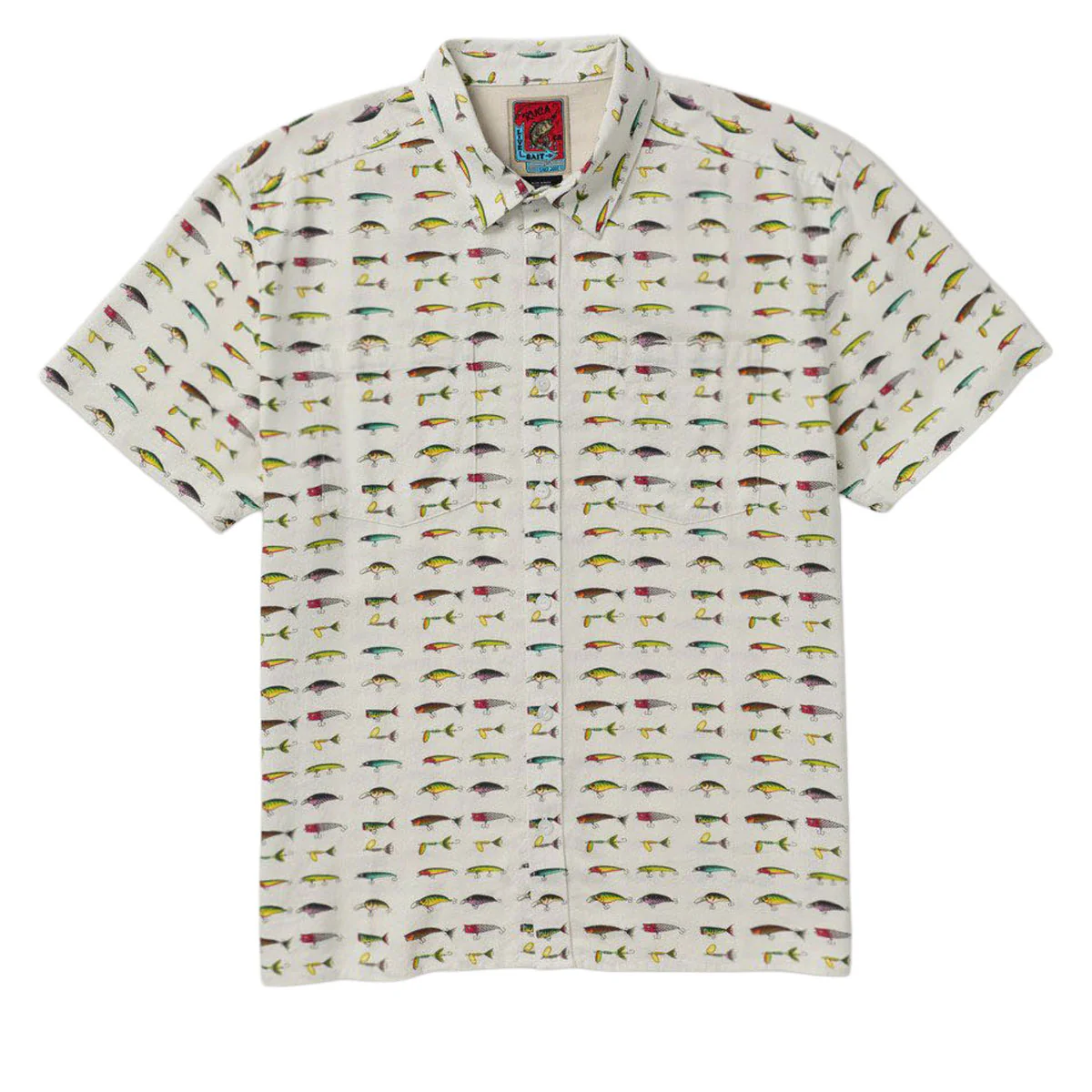 RVCA Tackle Shop Shirt - Wheat - Image 3