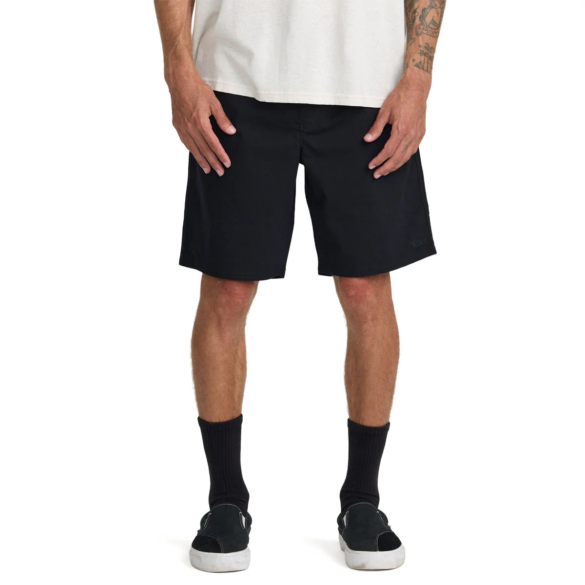 RVCA Weekend Elastic 2 19" Shorts - RVCA Black - Image 2