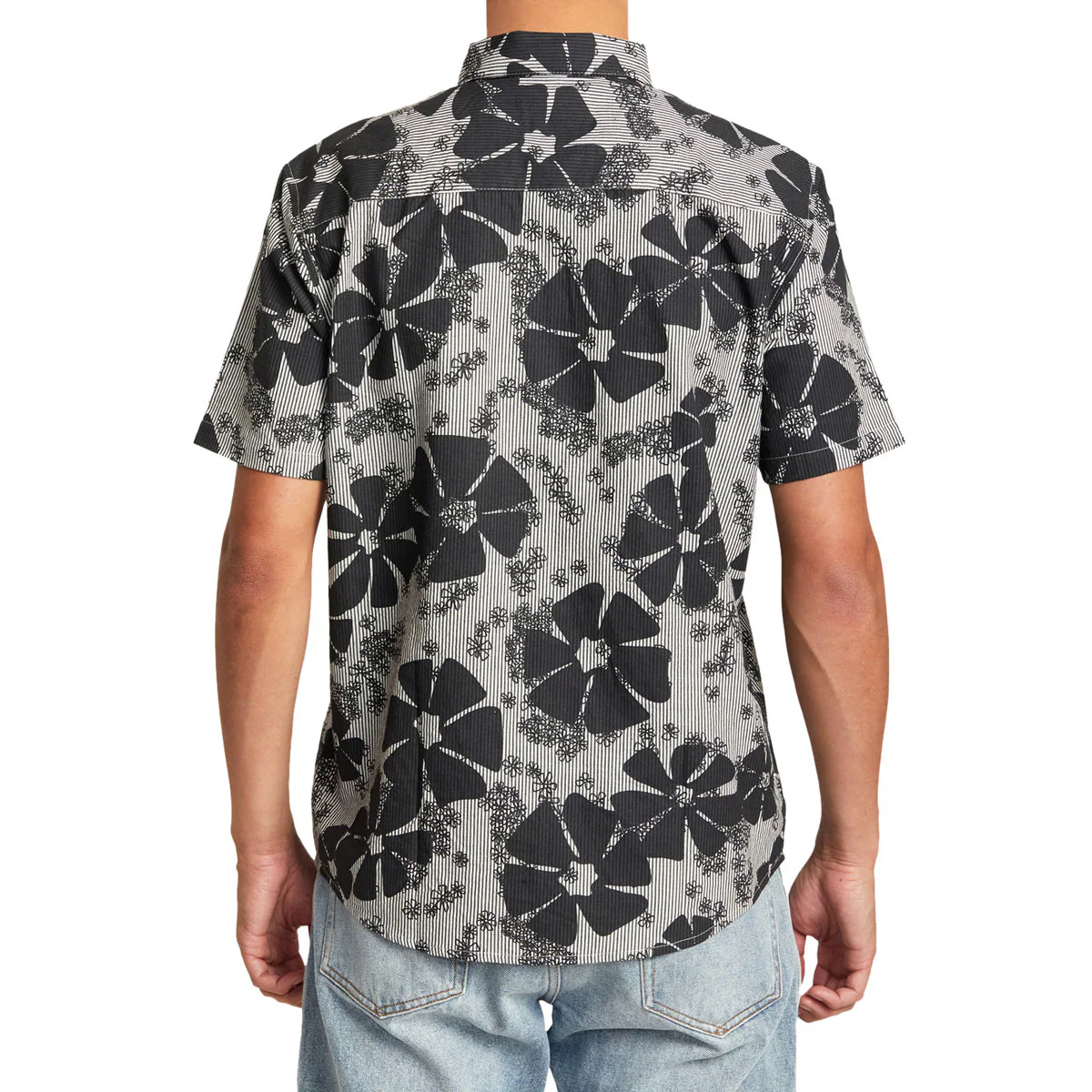 RVCA Yoyogi Seersucker Shirt - Black - Image 2