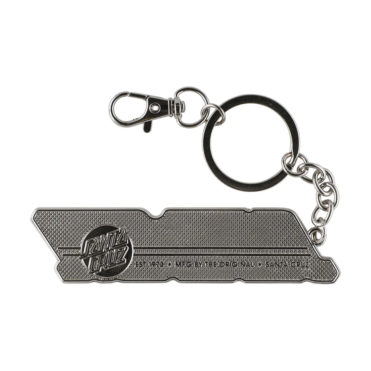 Santa Cruz Big Strip Keychain - Silver - Image 2