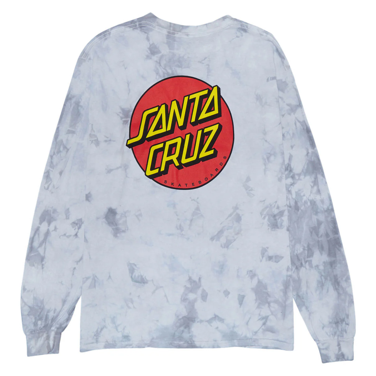 Santa Cruz Classic Dot Long Sleeve T-Shirt - Crystal Silver - Image 2
