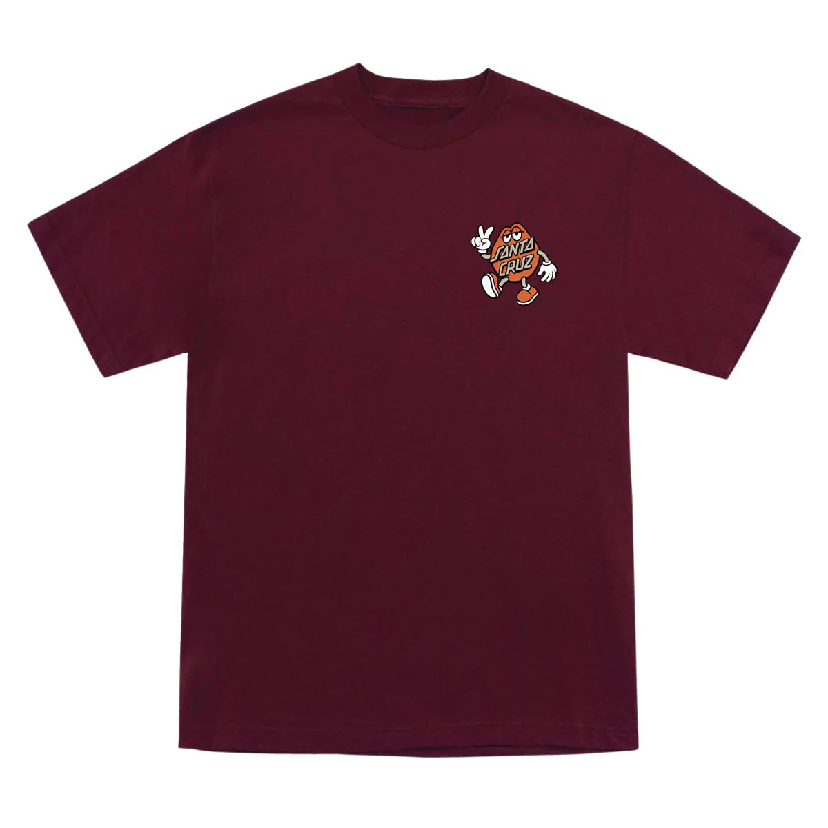 Santa Cruz Dot Dudes T-Shirt - Maroon - Image 2