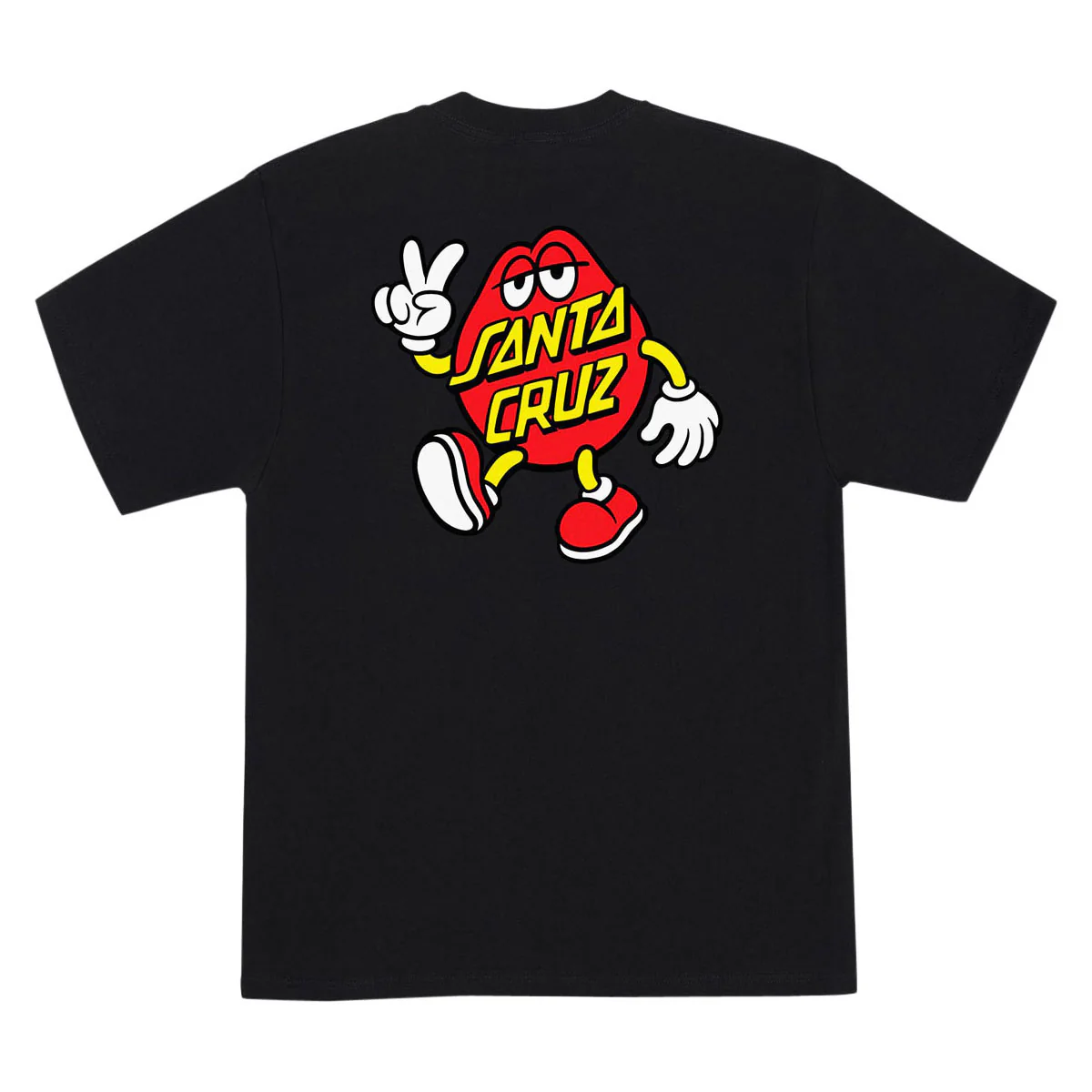 Santa Cruz Dot Guy T-Shirt - Black - Image 2
