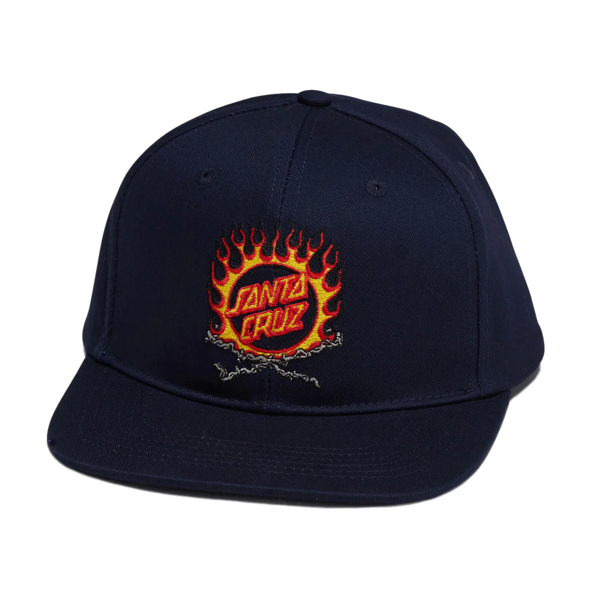 Santa Cruz Forging Dot Snapback Hat - Navy