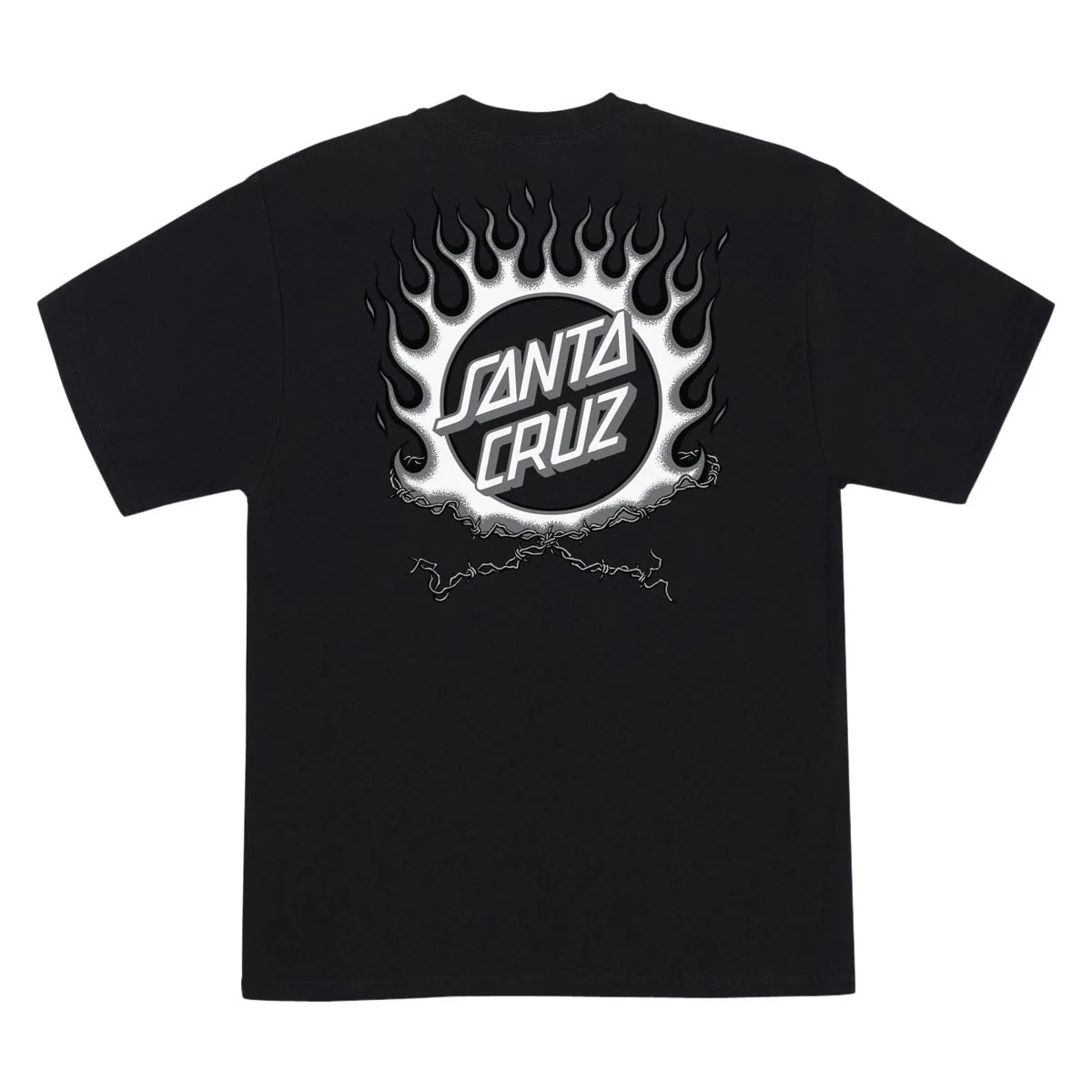 Santa Cruz Forging Dot T-Shirt - Black