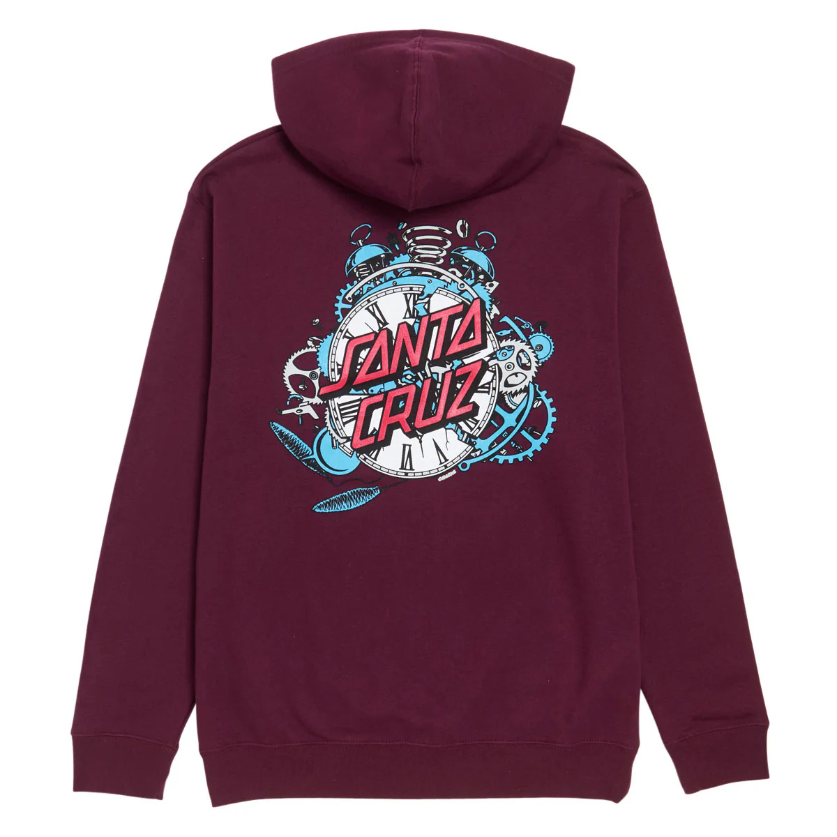 Santa Cruz Grabke Exploding Dot Zip Hoodie - Maroon - Image 2