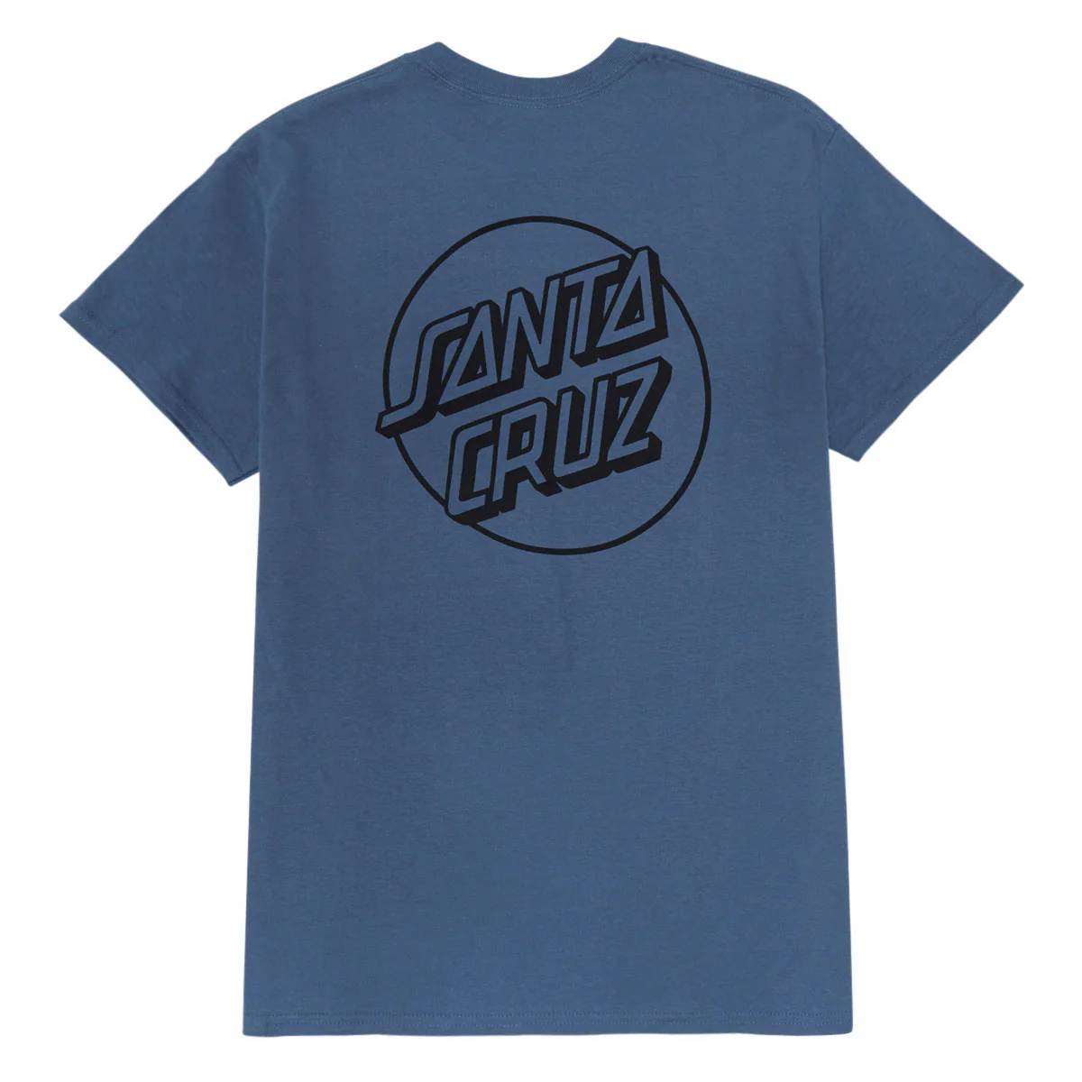 Santa Cruz Opus Dot T-Shirt - Indigo Blue/Black - Image 2