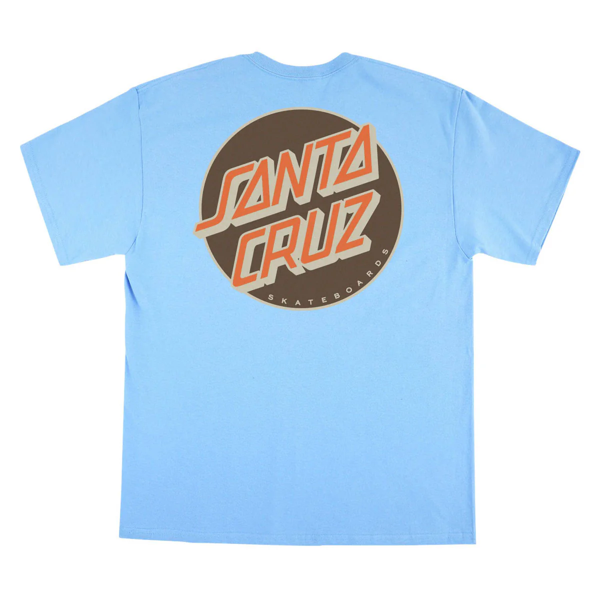 Santa Cruz Other Dot T-Shirt - Carolina Blue/Rust - Image 2