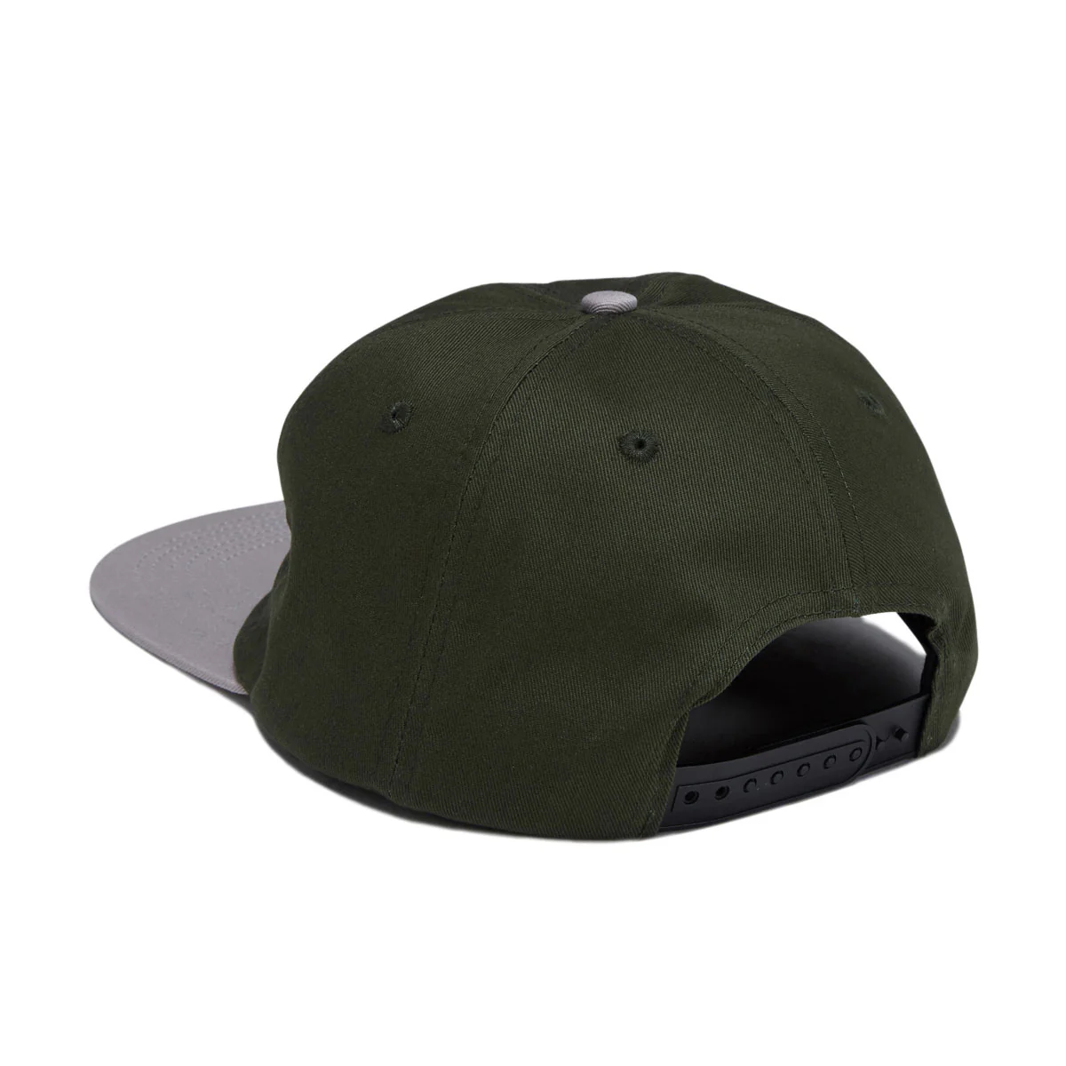 Santa Cruz Pay Off Stack Strip Snapback Hat - Forest/Grey - Image 2