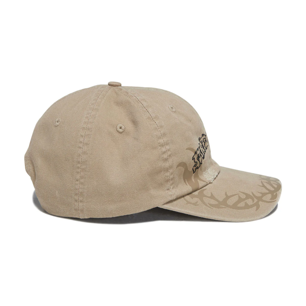 Santa Cruz Razor Arch Strip Snapback Hat - Tan - Image 3