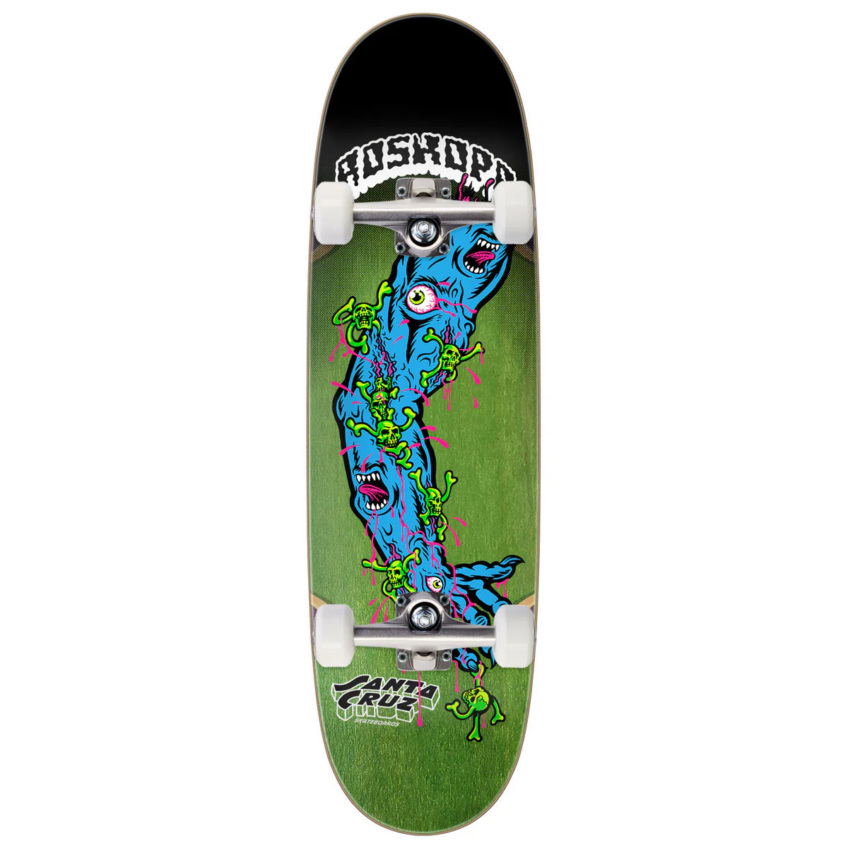 Santa Cruz Roskopp Screaming Arm Pro Skateboard Complete - 9.00"