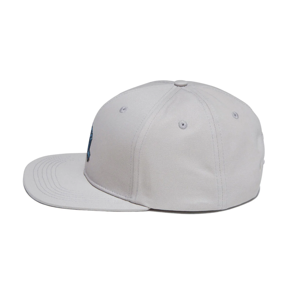 Santa Cruz Screaming Hand Snapback Hat - Light Grey - Image 3