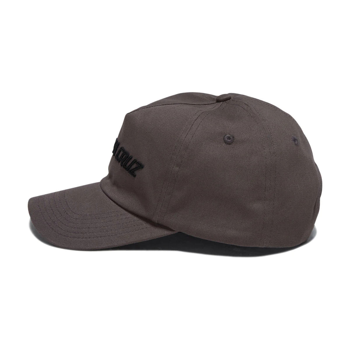 Santa Cruz Strip Felt Snapback Hat - Charcoal - Image 4