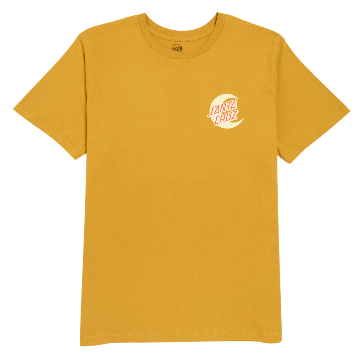 Santa Cruz Womens 2 Tone Moon Dot T-Shirt - Old Gold