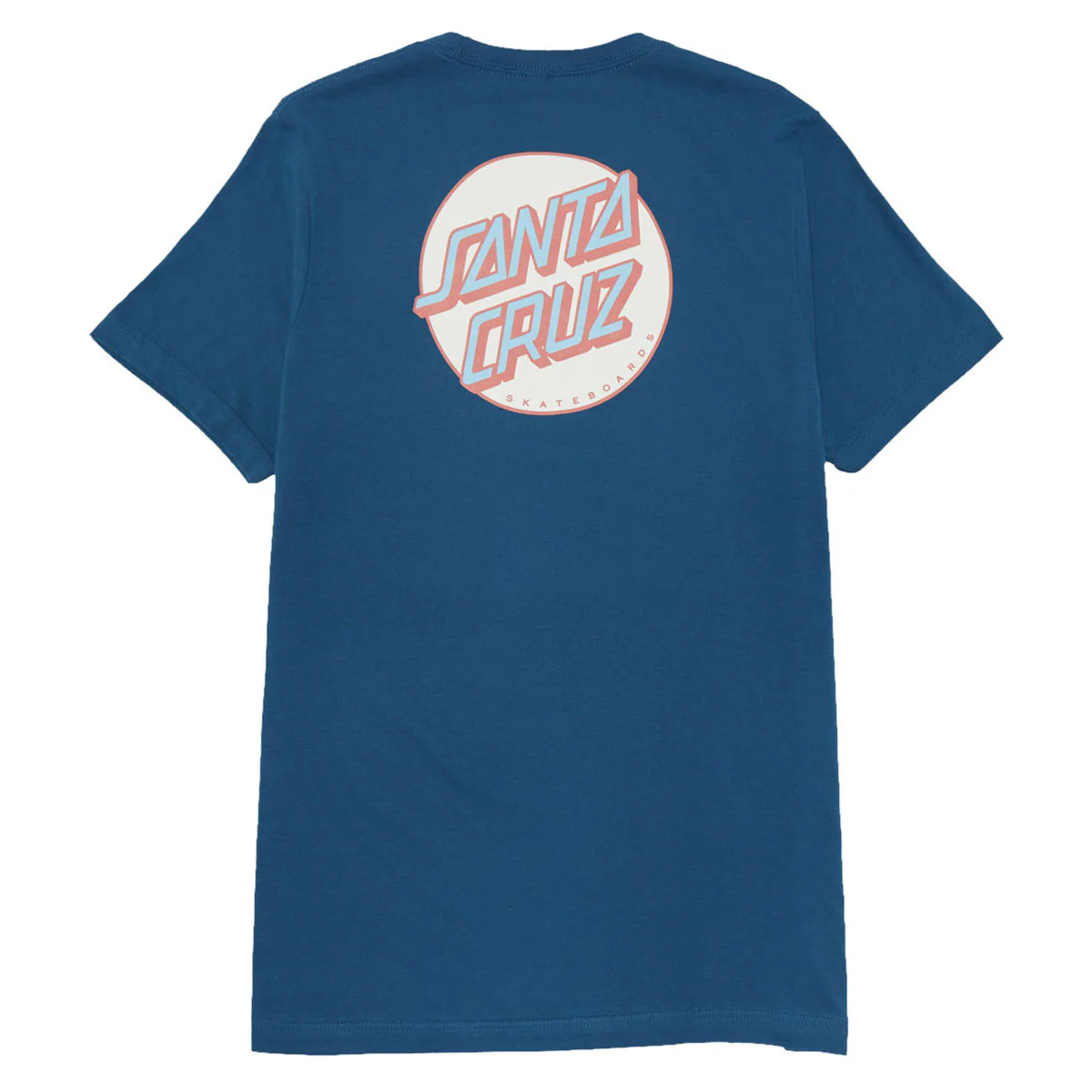 Santa Cruz Womens Other Dot Chest Relaxed T-Shirt - Deep Teal