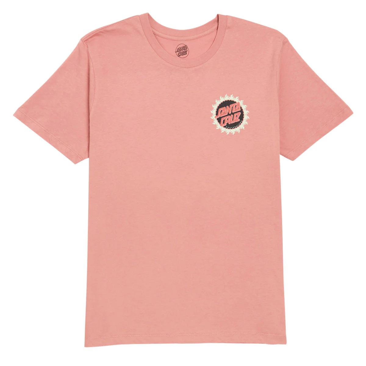 Santa Cruz Womens Outburst T-Shirt - Dusty Rose - Image 2