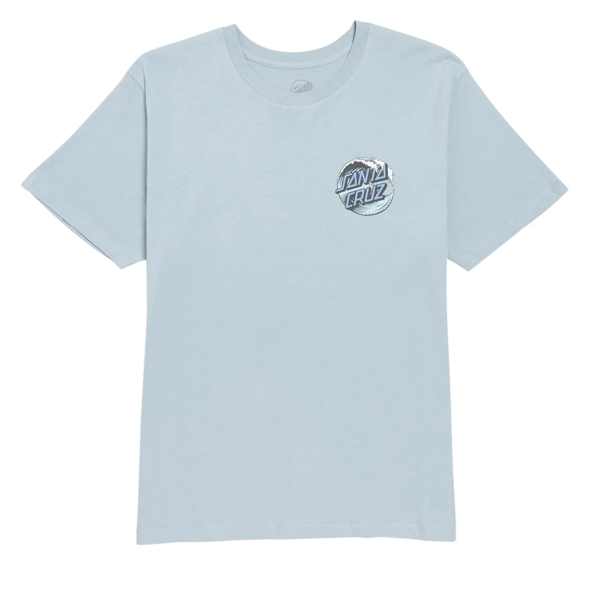 Santa Cruz Womens Wave Dot T-Shirt - Blue Fog