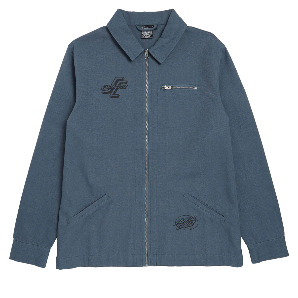 Santa Cruz Woodcut Classic Work Jacket - Washed Navy