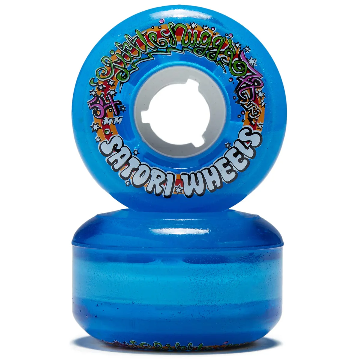 Satori Movement Lil Nugs 78a Skateboard Wheels - Blue - 54mm - Image 2