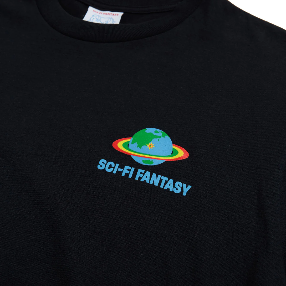 Sci-Fi Fantasy Zen Meditation T-Shirt - Black - Image 3
