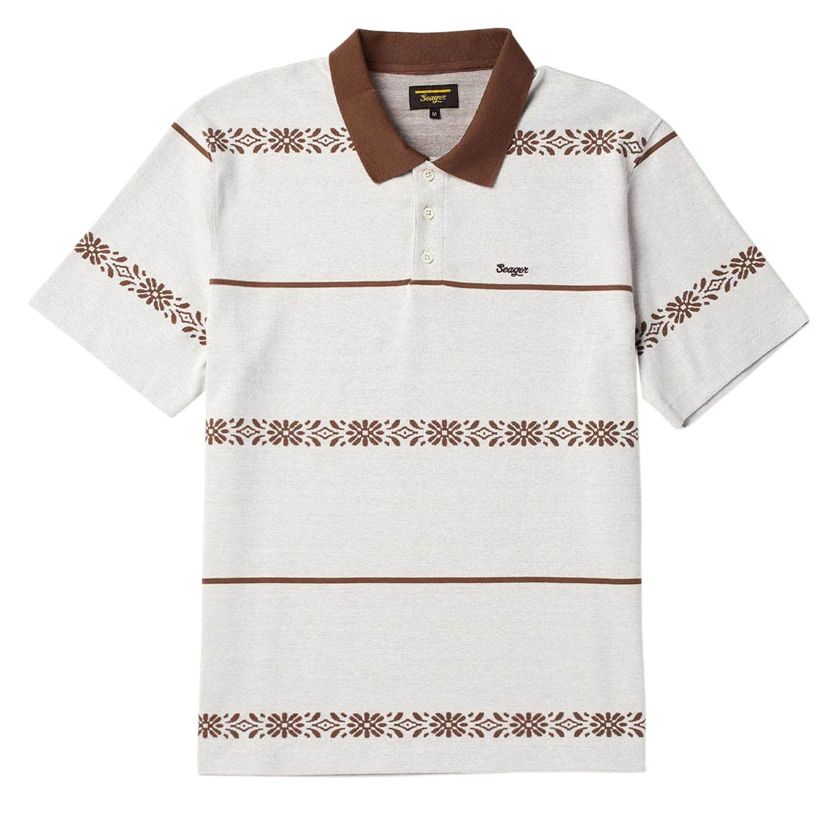 Seager Azteca Polo Shirt - Azteca Tile