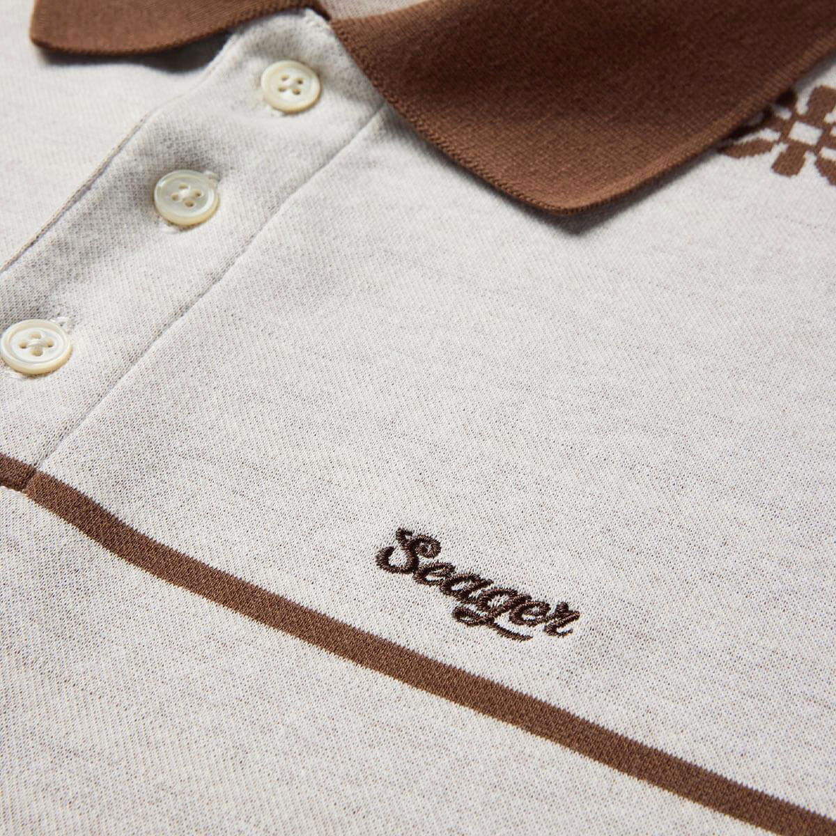 Seager Azteca Polo Shirt - Azteca Tile - Image 5