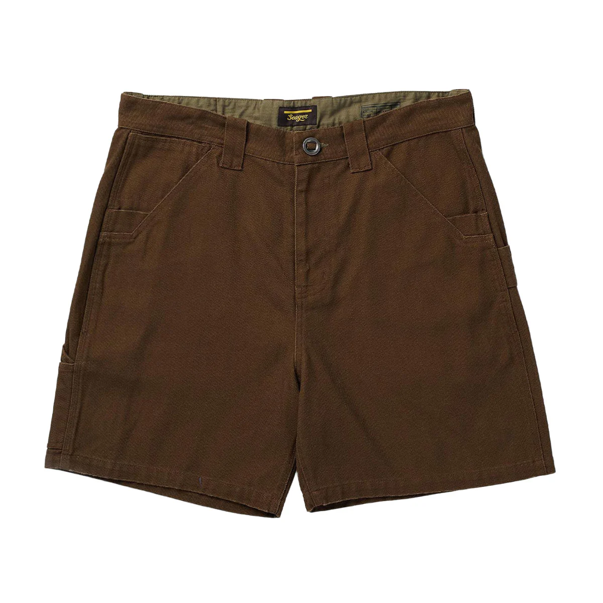 Seager Bison Canvas Shorts - Tobacco