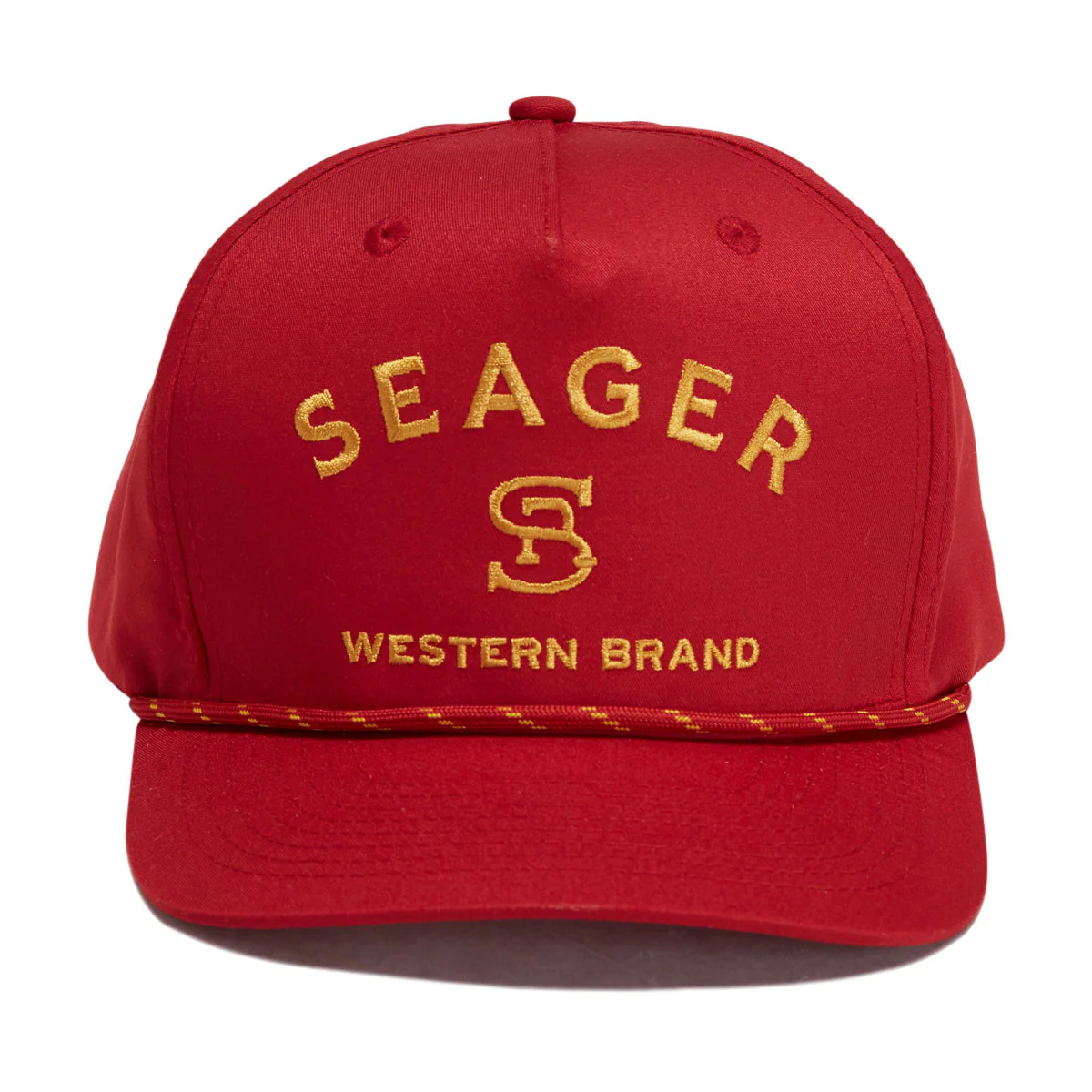 Seager Branded Snapback Hat - Maroon - Image 2