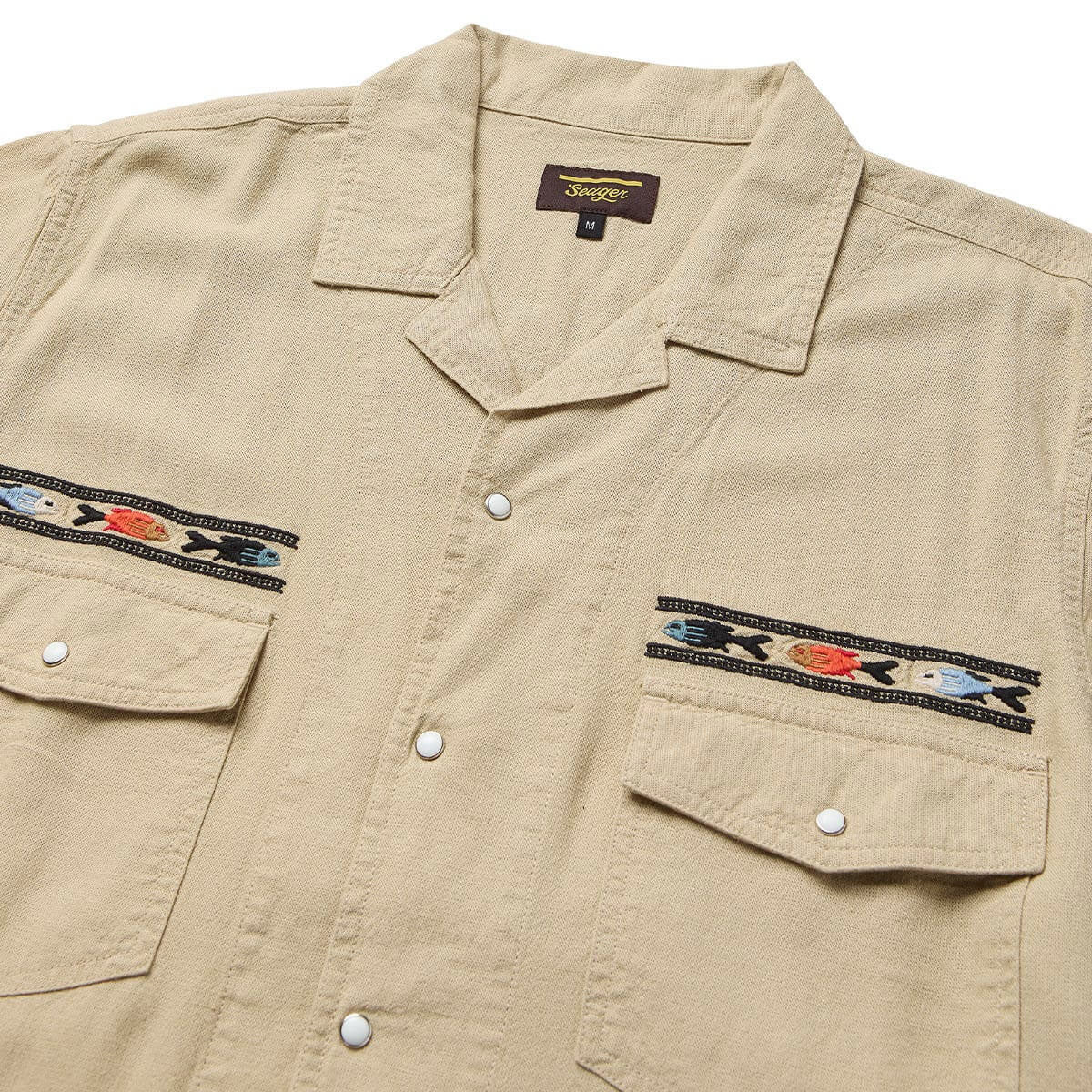 Seager Whippersnapper Embroidered Shirt - Dry Hay - Image 3