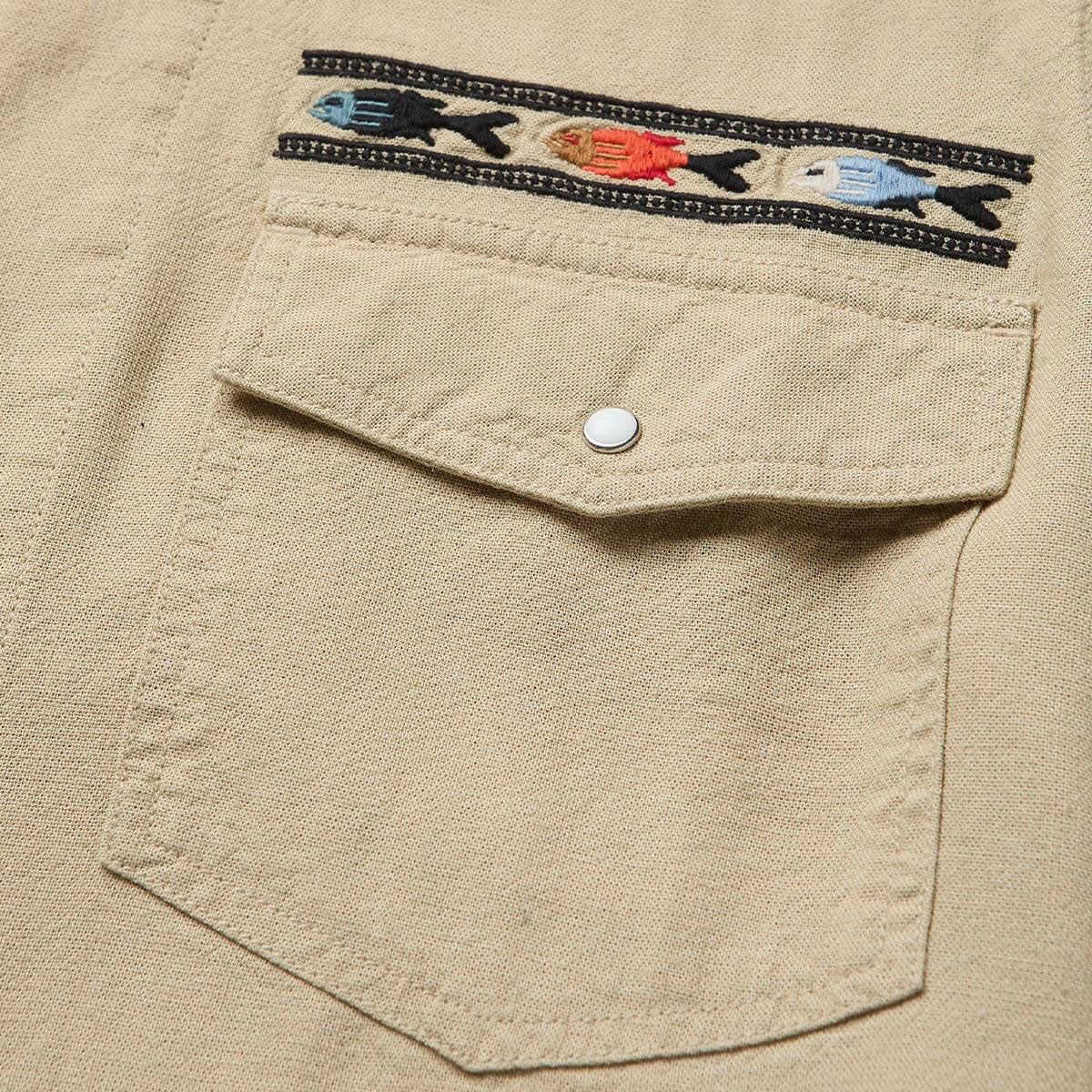 Seager Whippersnapper Embroidered Shirt - Dry Hay - Image 4