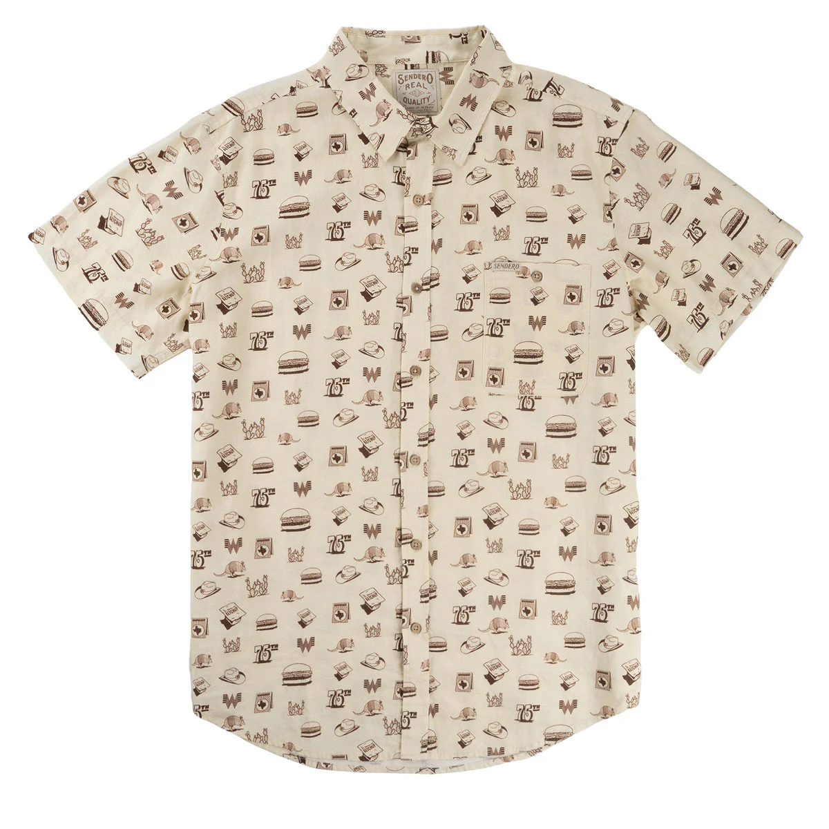 Sendero City Slicker Shirt - Hamburguesa Print