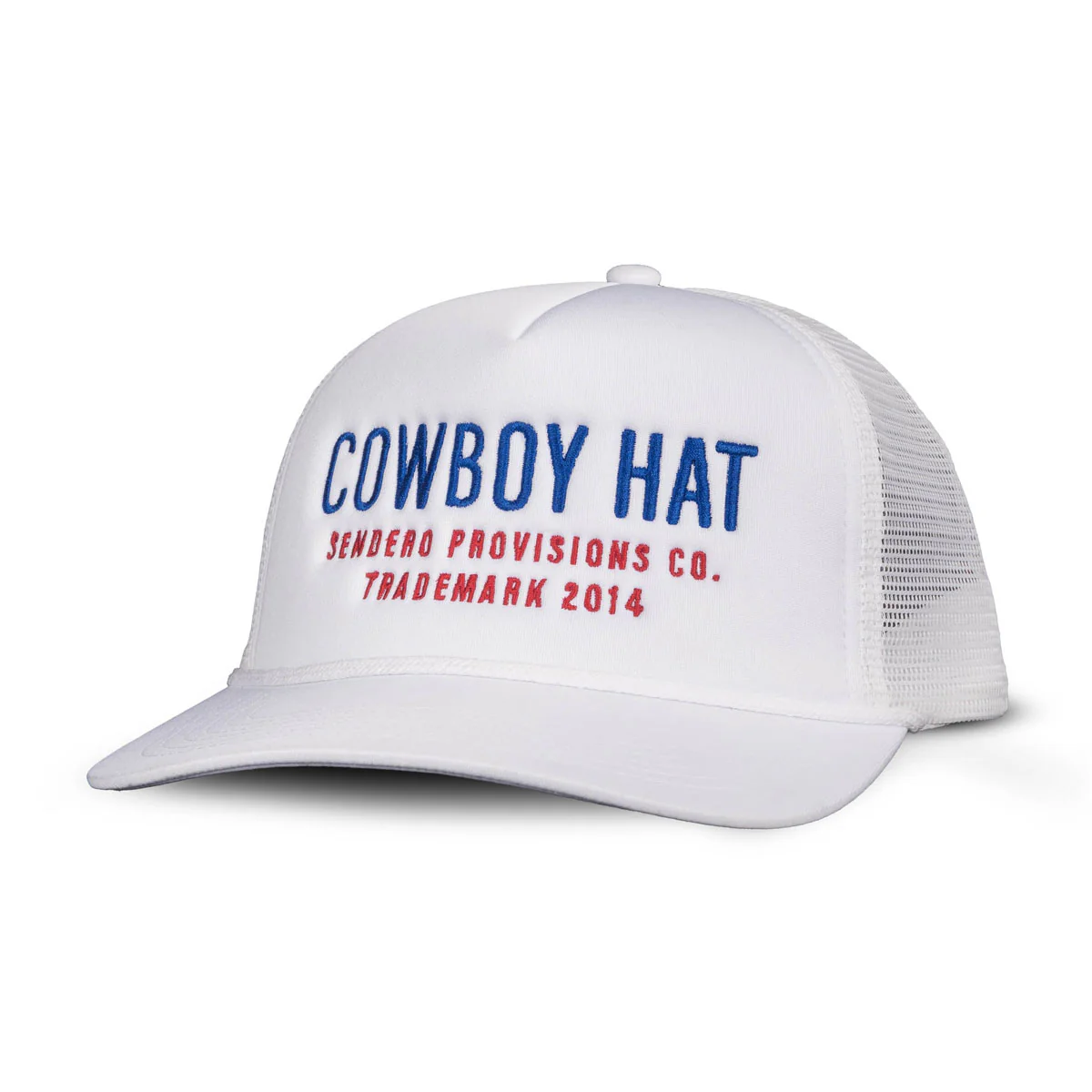 Sendero Cowboy Hat - White/Red/Blue