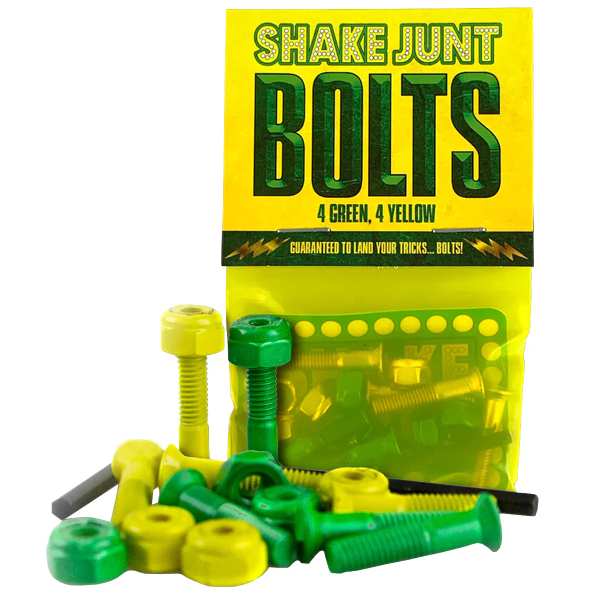 Shake Junt Allen Hardware - Green/Yellow - 1"