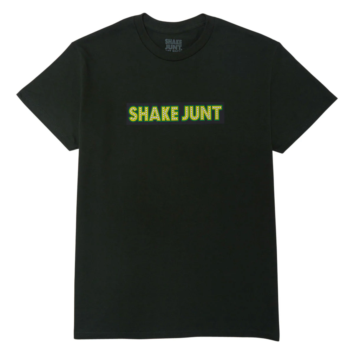 Shake Junt Stretch Sticker T-Shirt - Forest Green