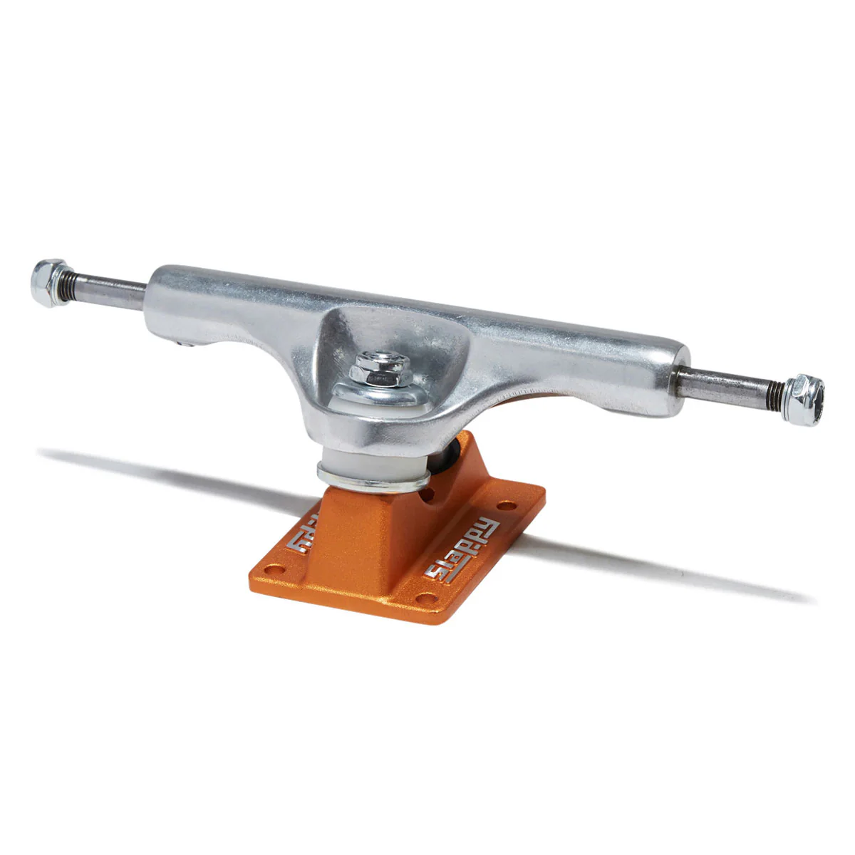 Slappy ST1 Hollow Lights Skateboard Trucks - Polished/Burnt Orange - 8.25" - Image 2