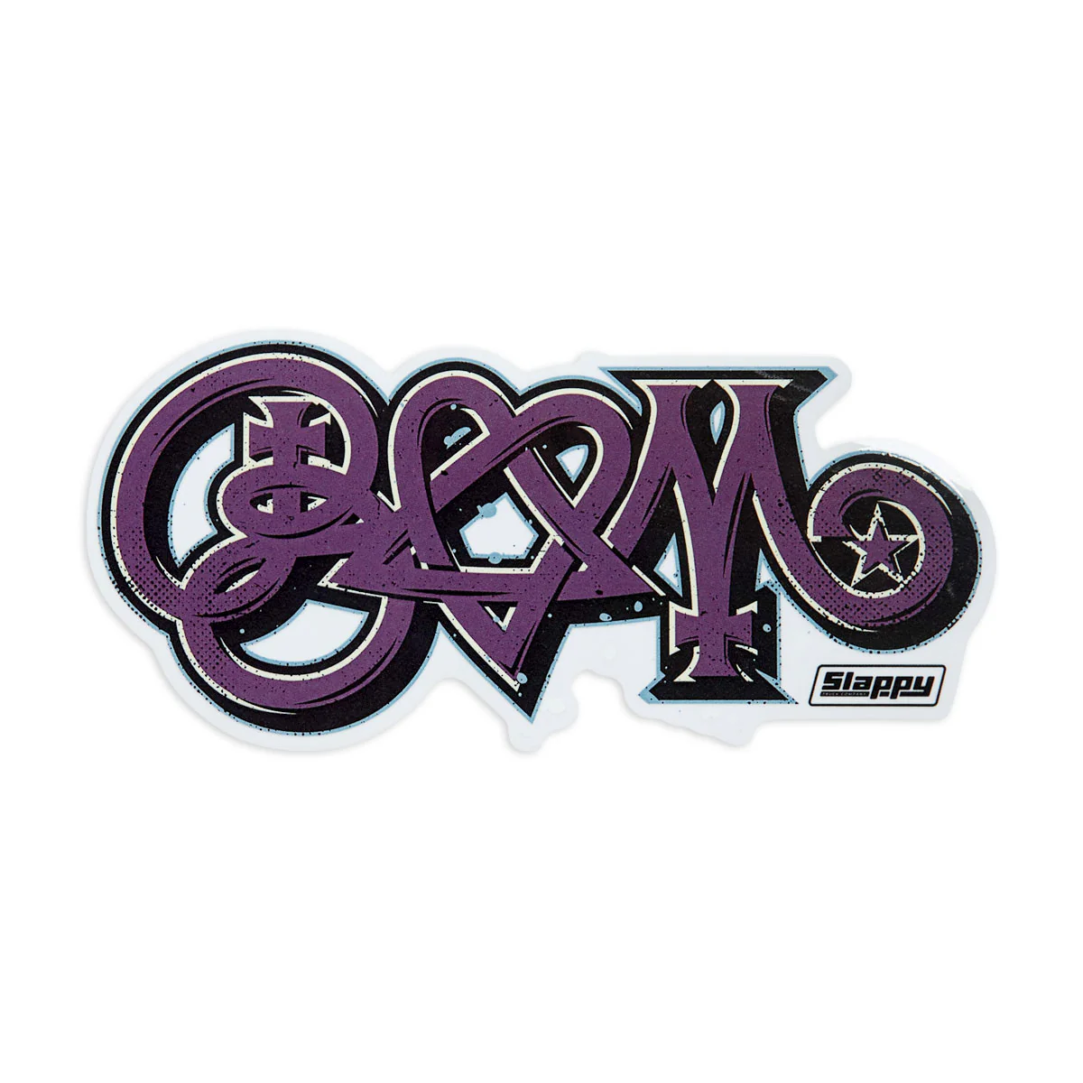 Slappy x Bam Sticker - White