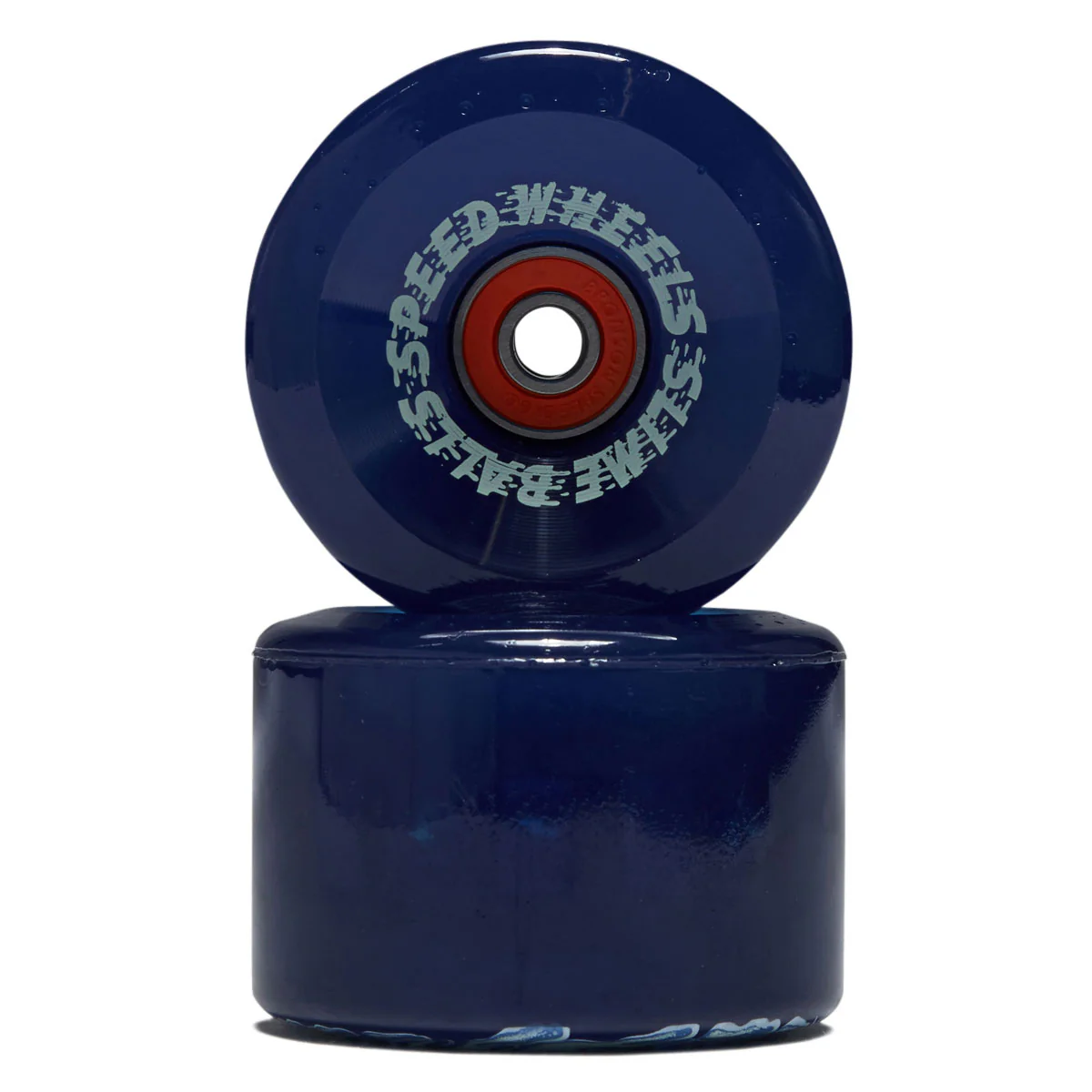 Slime Balls SB Ice Light Ups OG Slime 78a Skateboard Wheels - Blue - 66mm - Image 2