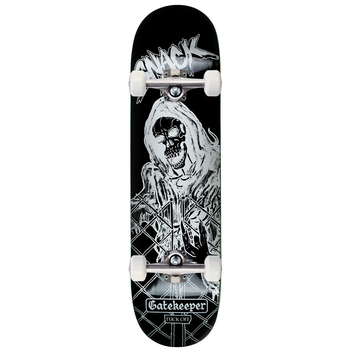 Snack Gatekeeper Skateboard Complete - Black - 8.38"