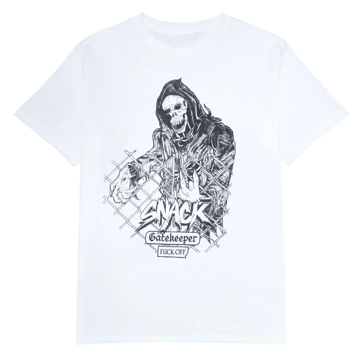 Snack Gatekeeper T-Shirt - White
