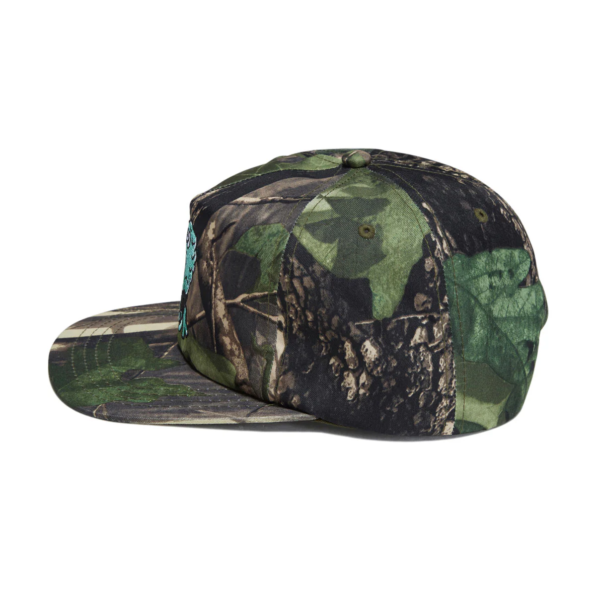 Snot Japan Booger Logo Snapback Hat - Camo - Image 4
